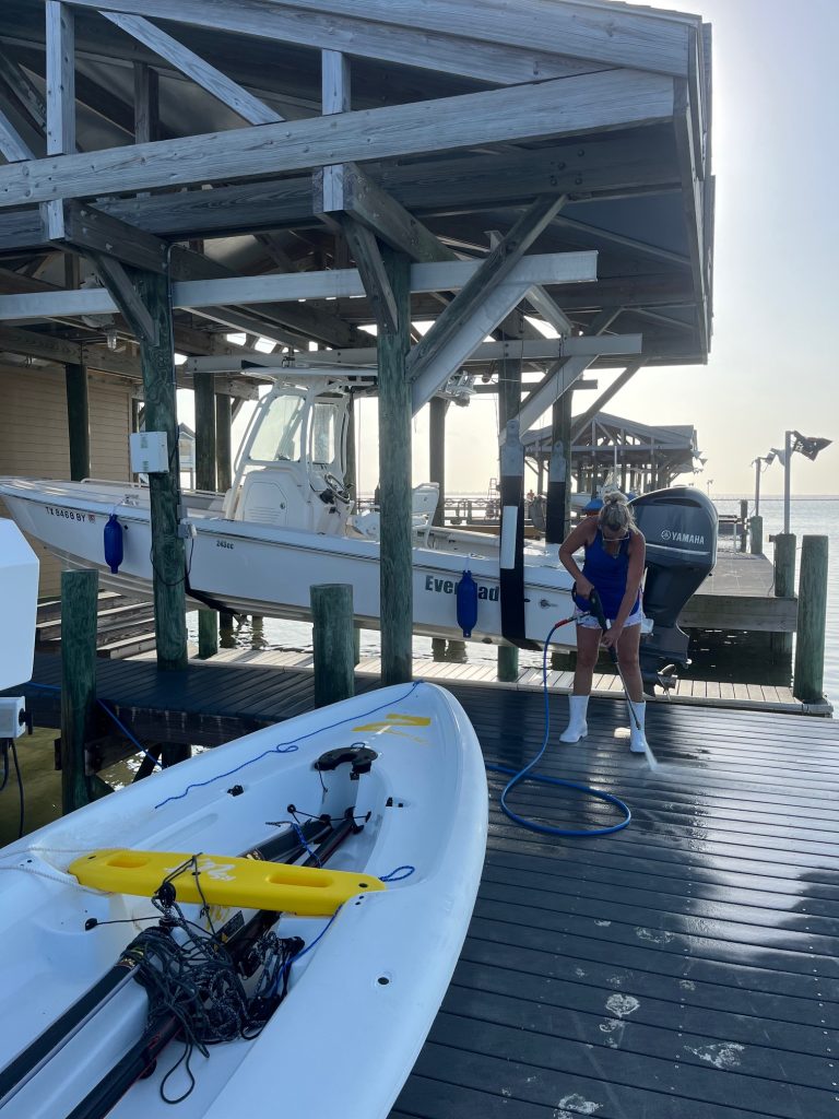 PressurePerfect Pros, LLC pressure washing Kemah, TX boat dock